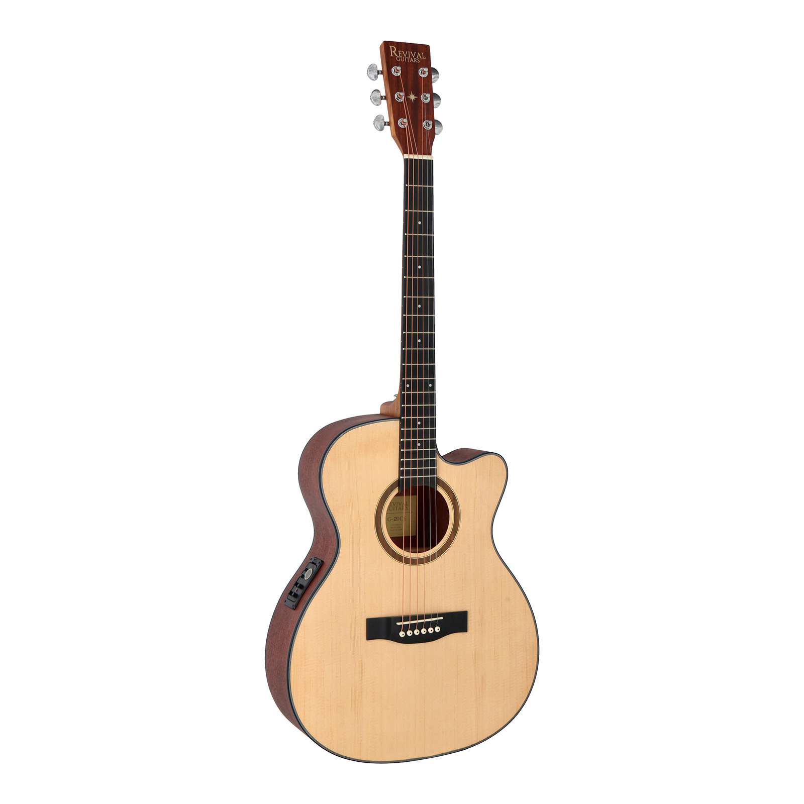 Revival Guitars G20E spruce top grand auditorium electro-acoustic guitar with cutaway