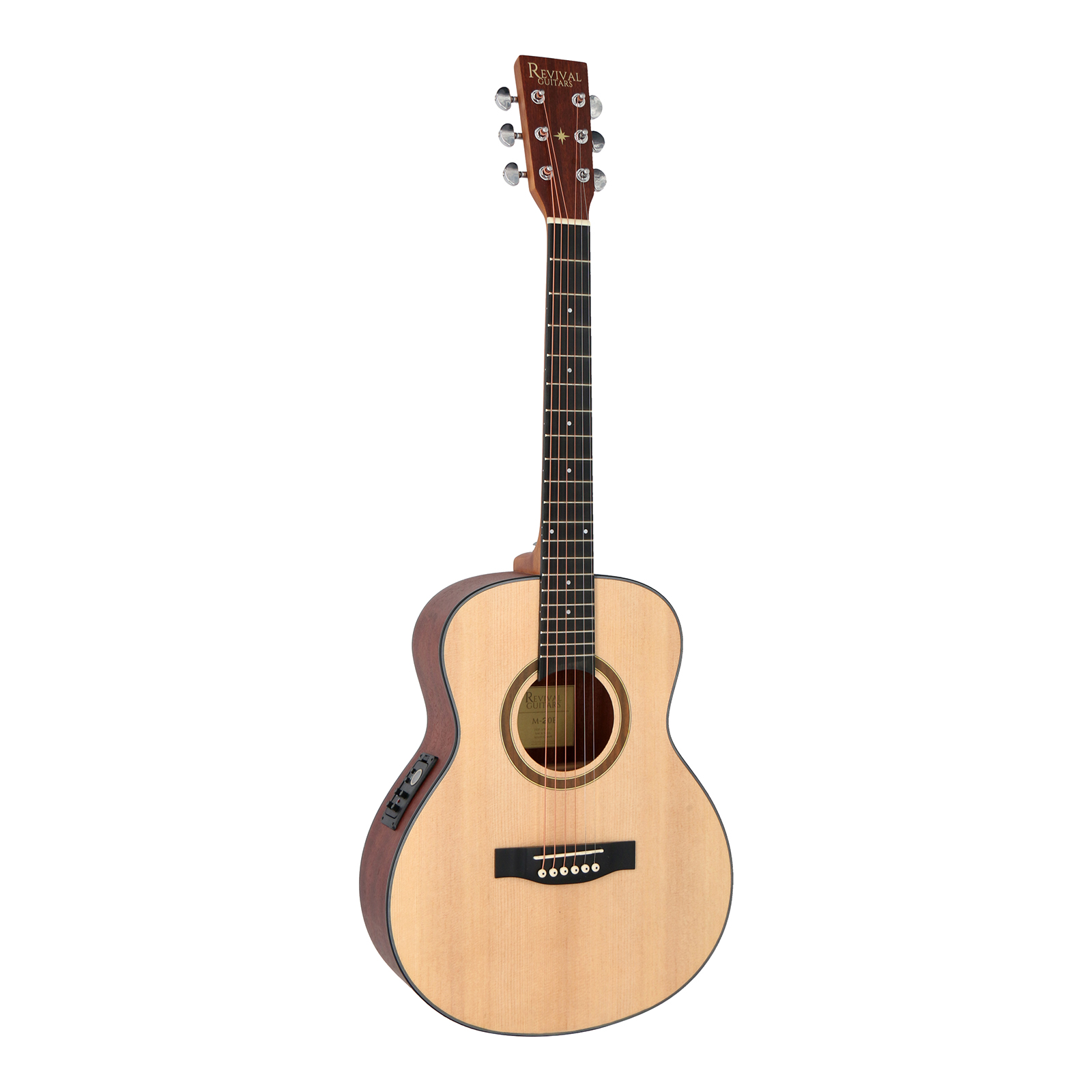 Revival Guitars M20E spruce top travel-size electro-acoustic guitar